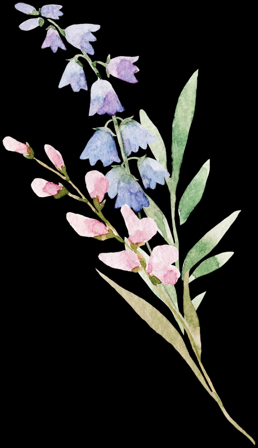Flowers Top Right Corner