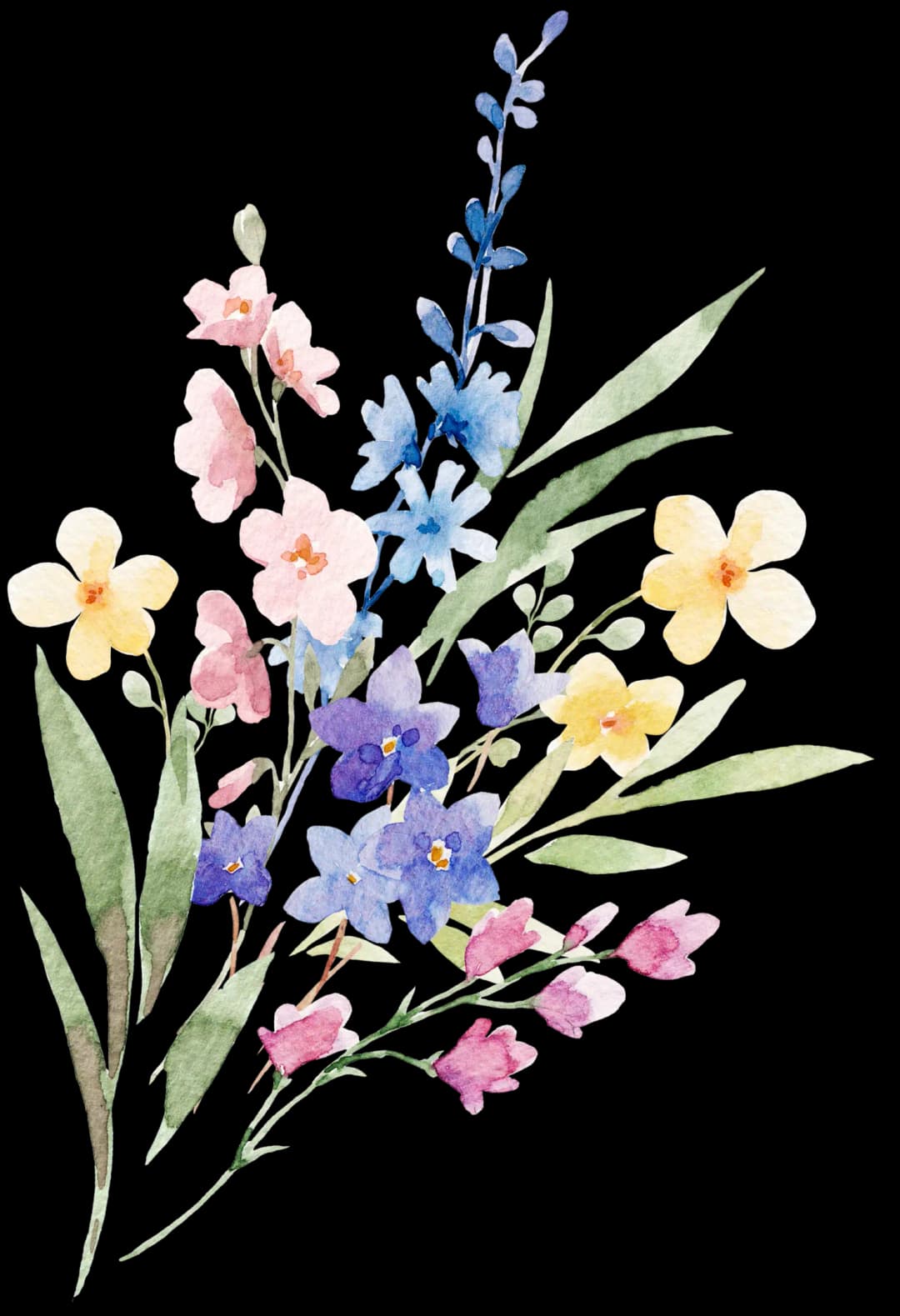 Flowers Bottom Left Corner